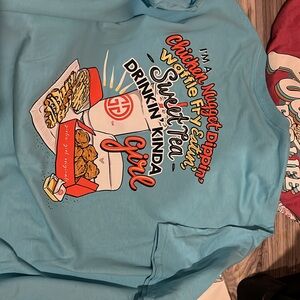 Blue Graphic Kids Shirt